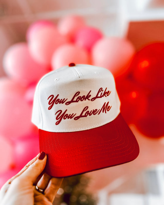 You Love Me - Canvas Hat [red/red]