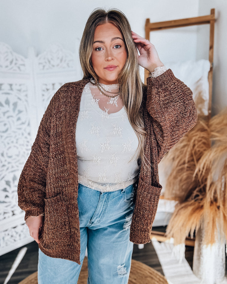 Kenna Knit Cardigan [camel]