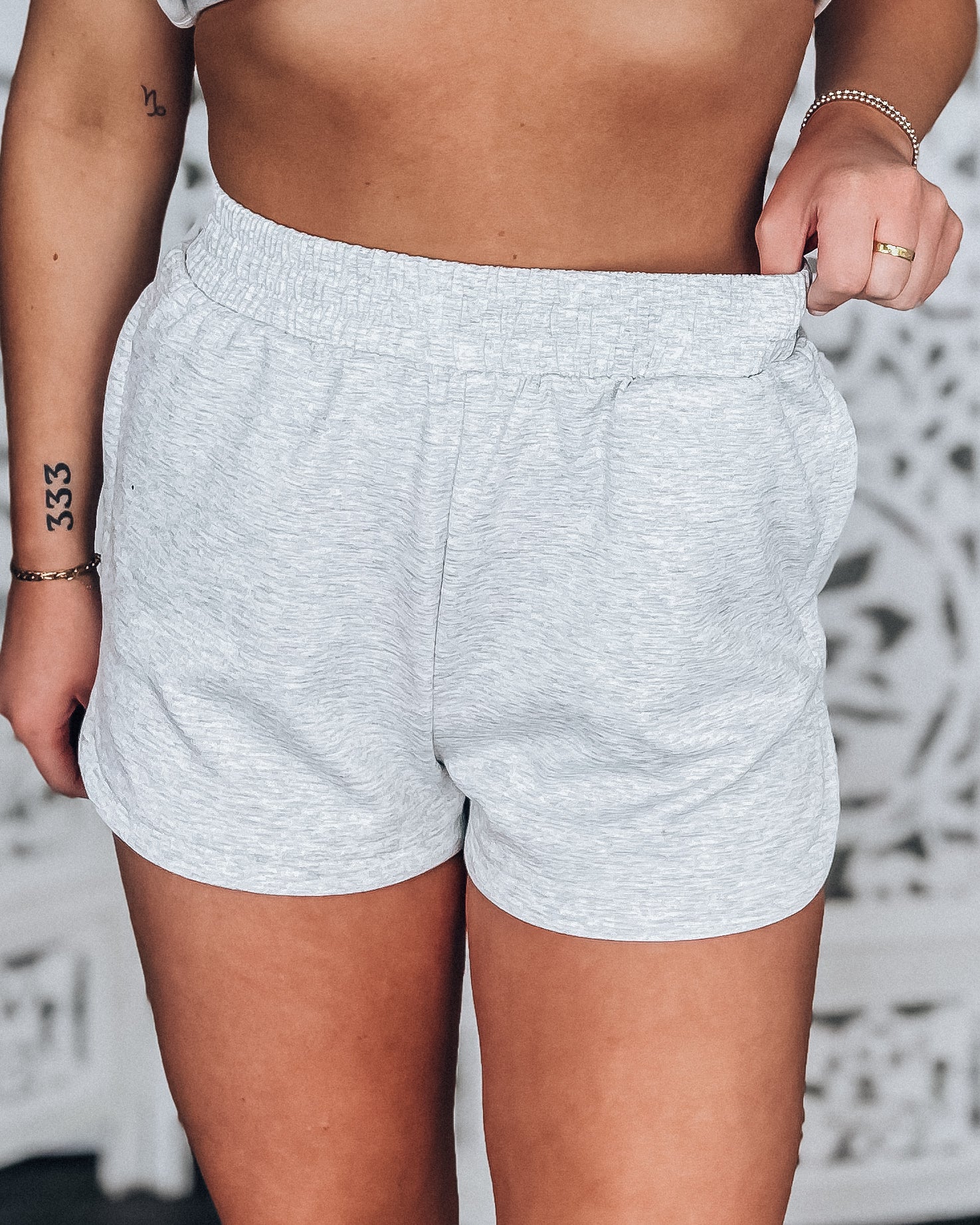 Livia Scuba Shorts [h.grey]