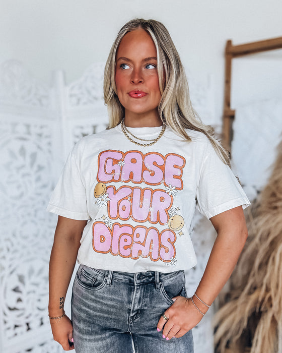 Chase your Dreams T-shirt [orange/pink]