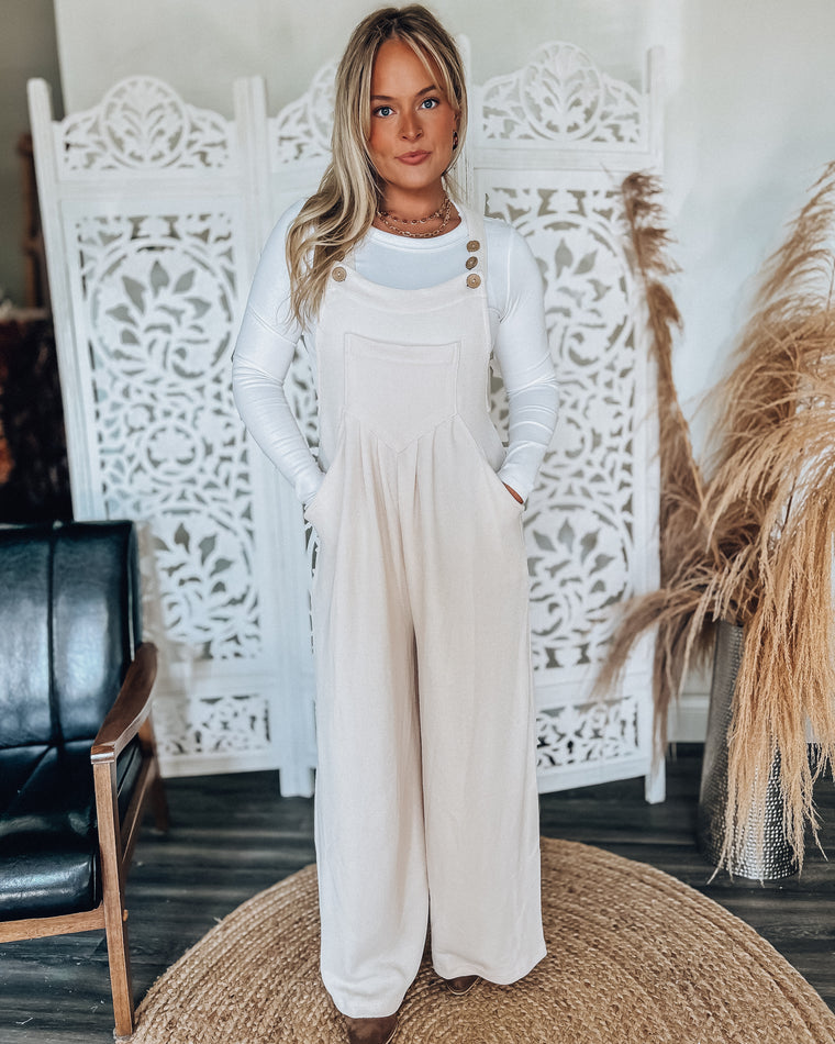 Hay Day Jumpsuit [cream]