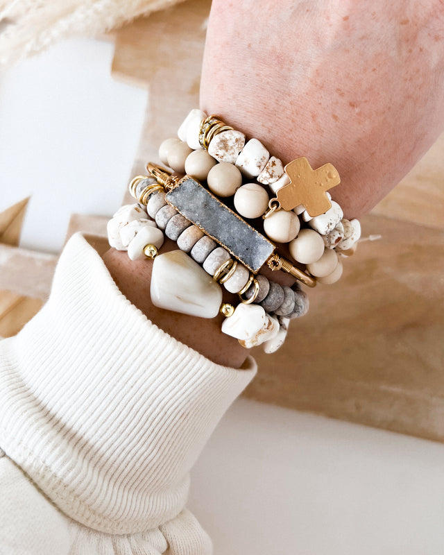 Elyse Bracelet Set [white]