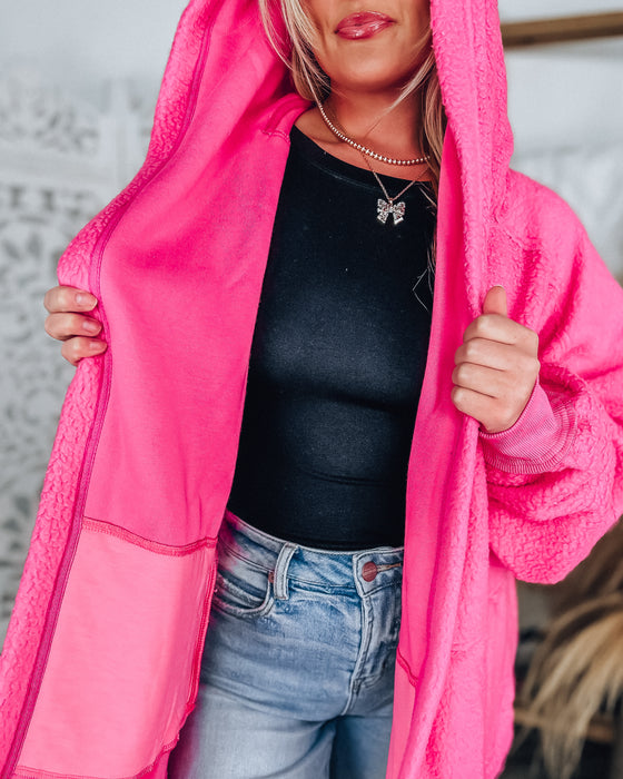 Neon Dreams Cardigan [hot pink]