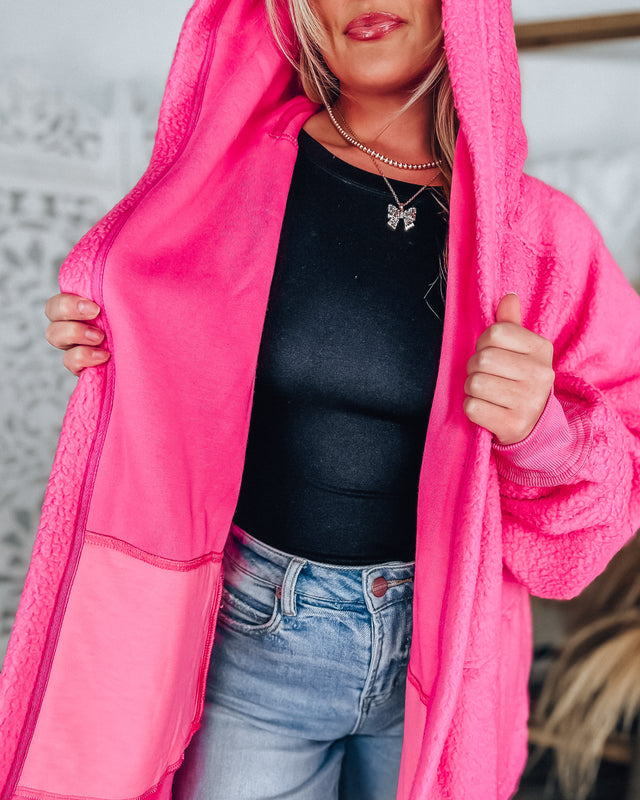 Neon Dreams Cardigan [hot pink]