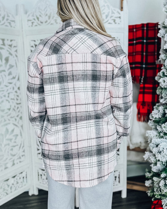 Ella's Everyday Plaid top [pink/grey]