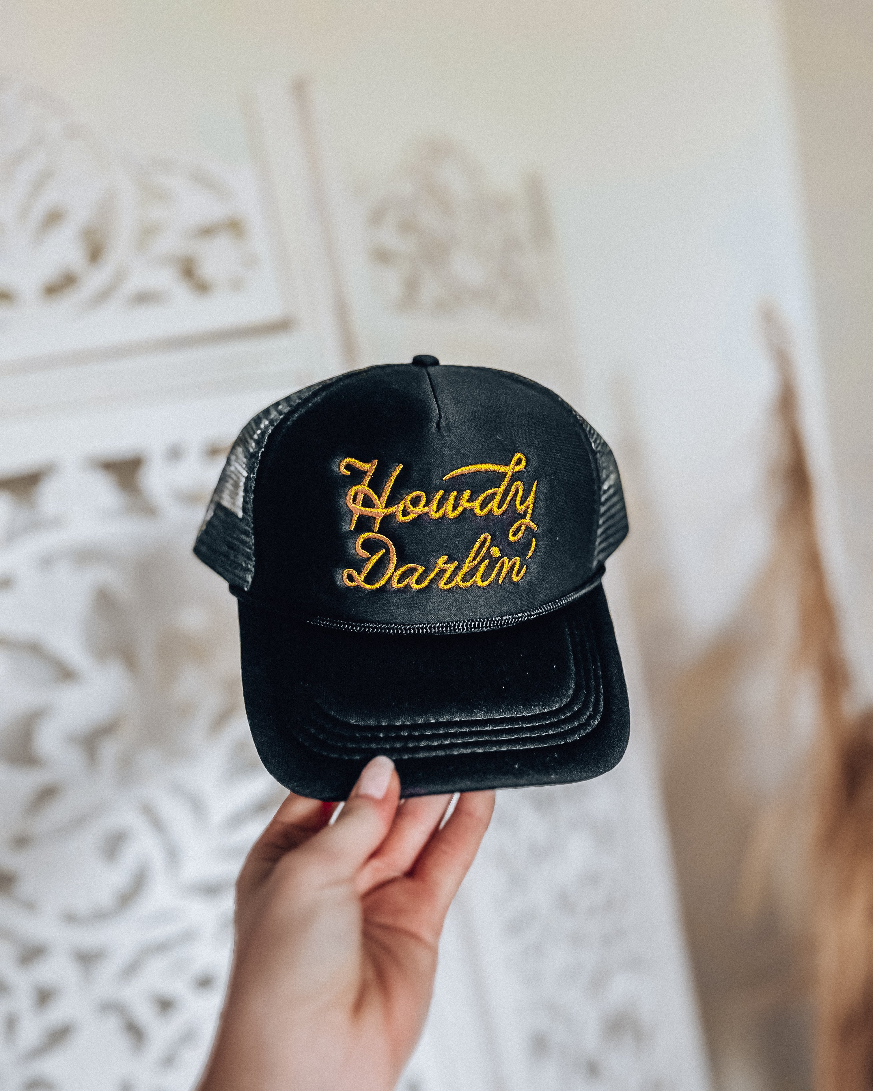 Howdy Darlin - Trucker Hat [black]