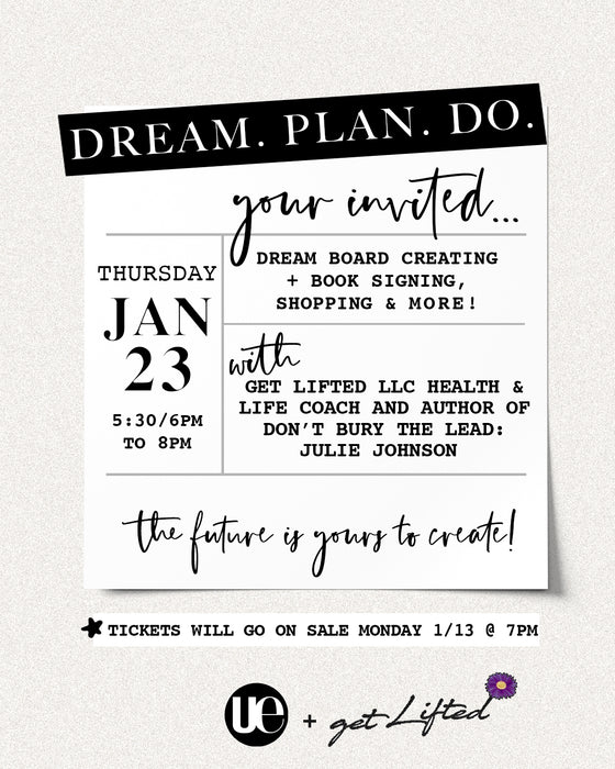 dream. plan. do. VISION MAPPING event w/ Julie from Get Lifted [2025]