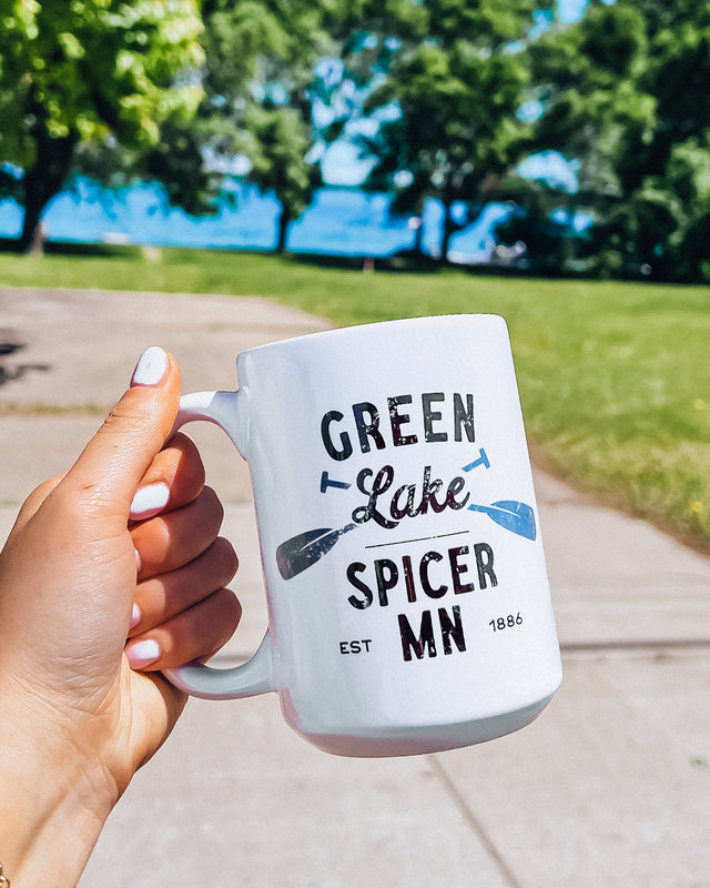 Green Lake Paddles Mug