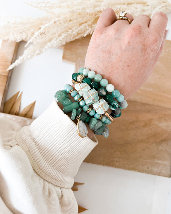 Elyse Bracelet Set [jade]