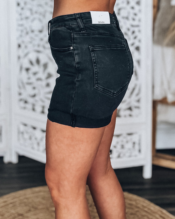 Harper Denim Shorts [black]