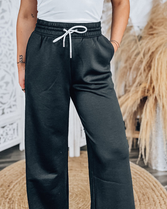 Lush Wide Let Pants [black]