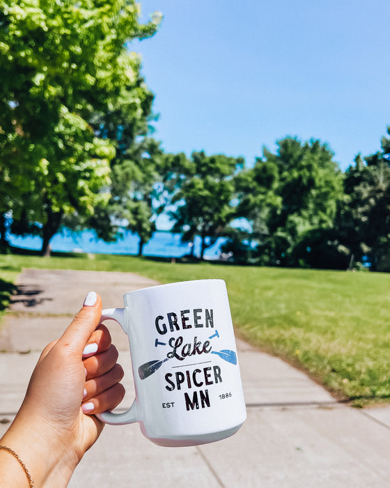 Green Lake Paddles Mug