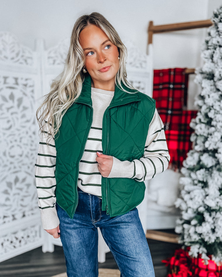 Aspen Boxy Vest [green]