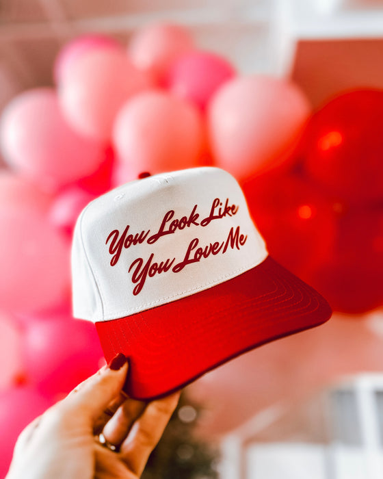 Like You Love Me - Canvas Hat [red/red]