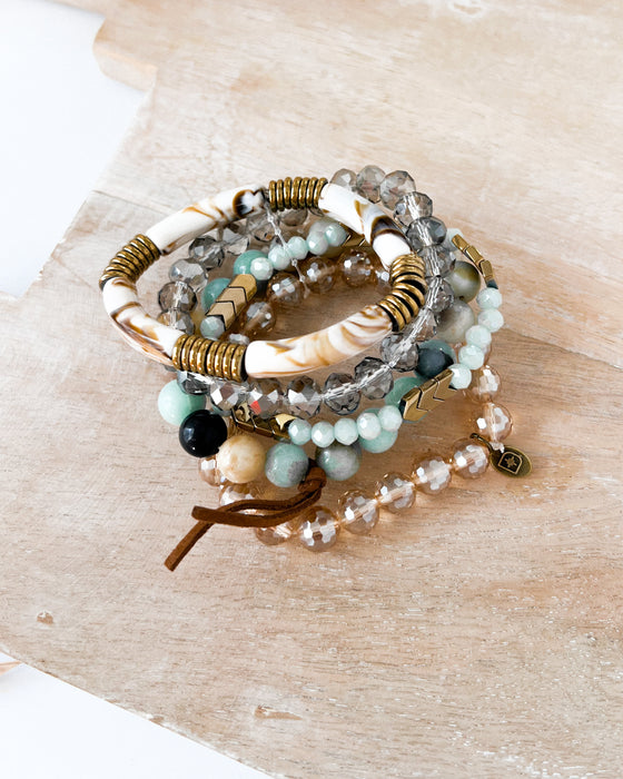 Aubrey Bracelet Set [mint]