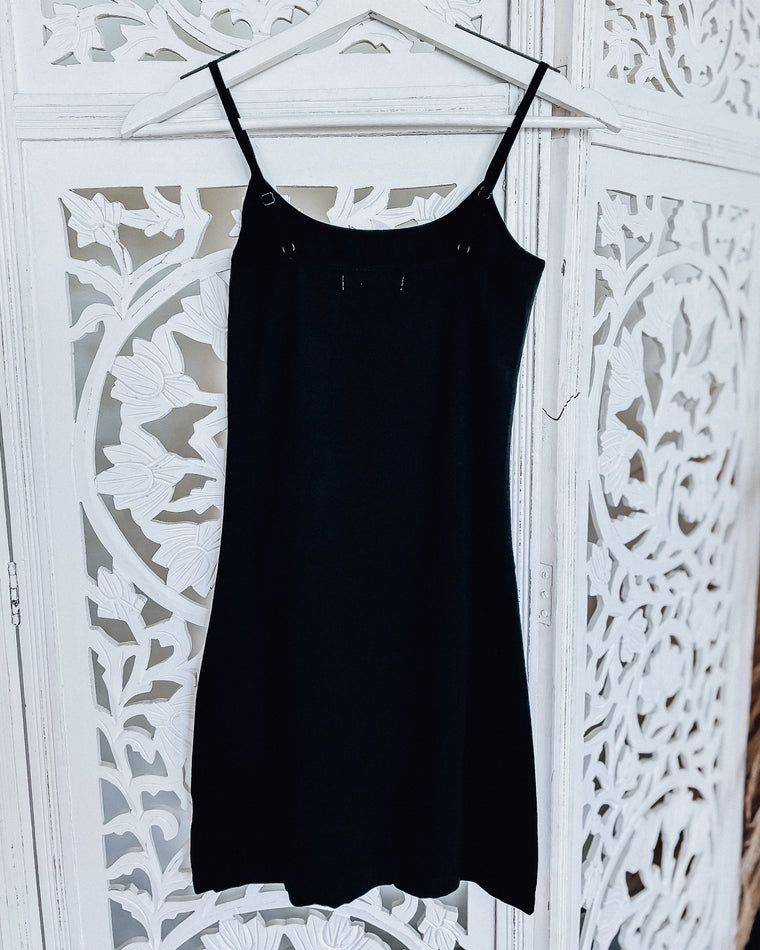 Basic Slip Dress [black]