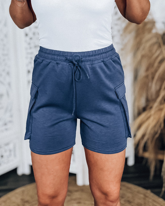 Lush Cargo Shorts [blue indigo]