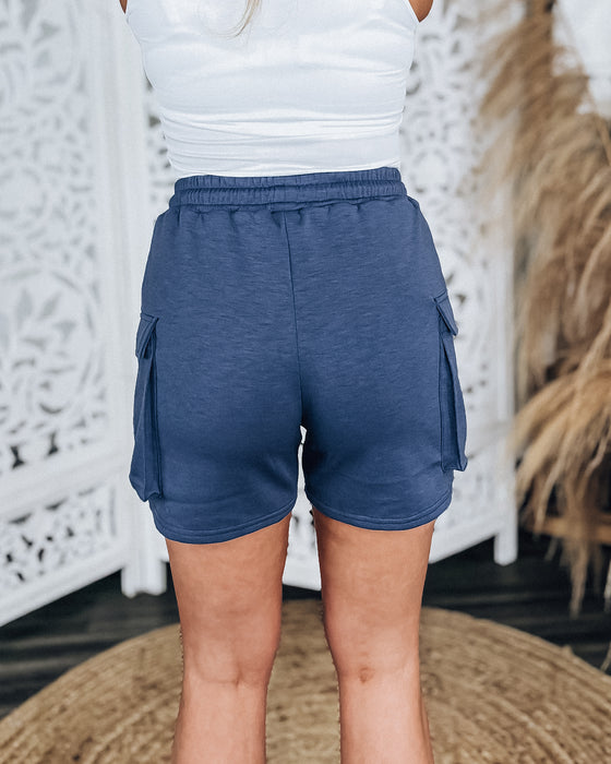 Lush Cargo Shorts [blue indigo]