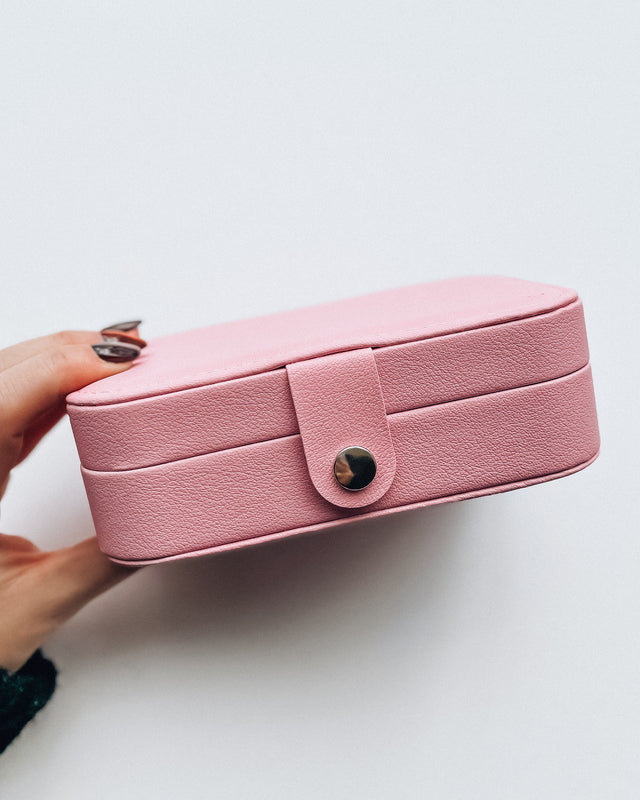 Pink jewelry box