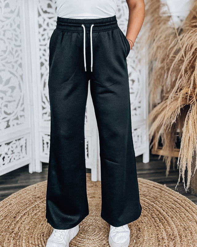 Lush Wide Let Pants [black]