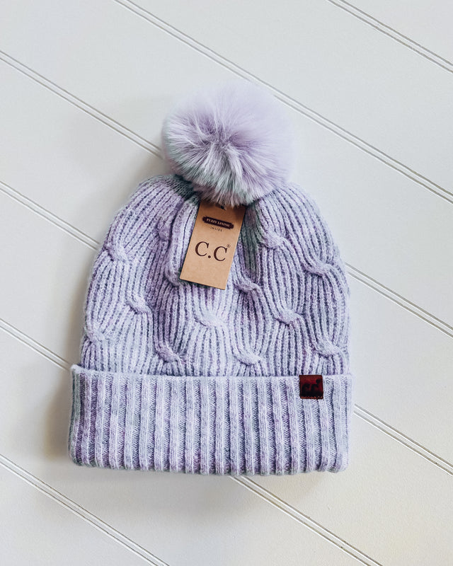 Chain Link Beanie [lavender]