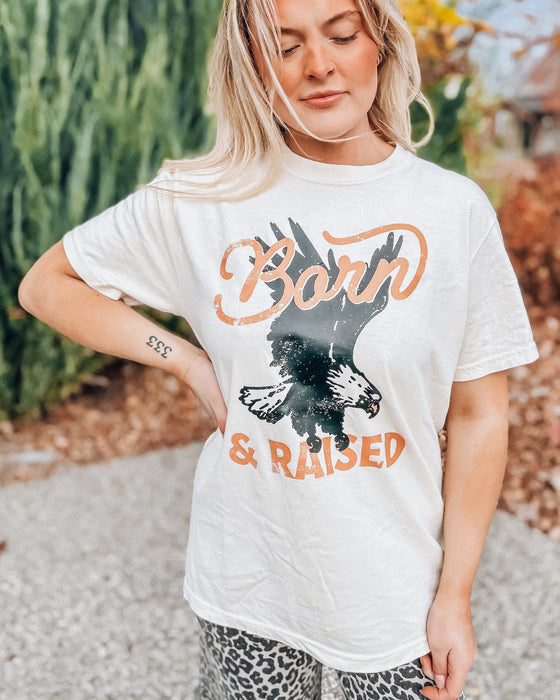 Born & Raised Eagle T-shirt [ivory]