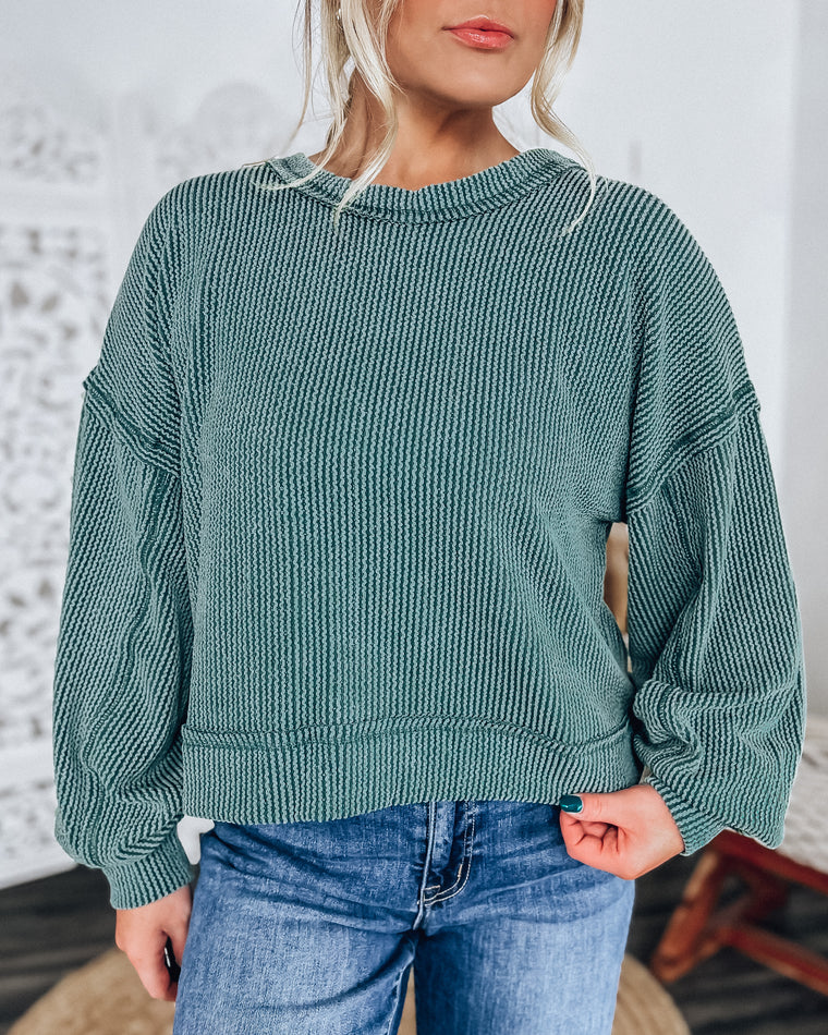 Willow Weekend Top [moss]