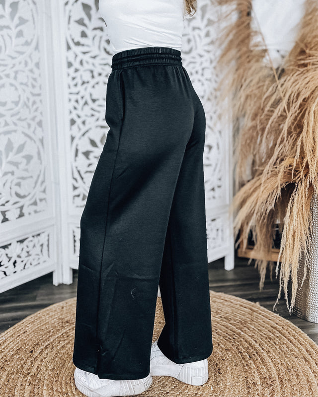 Lush Wide Let Pants [black]