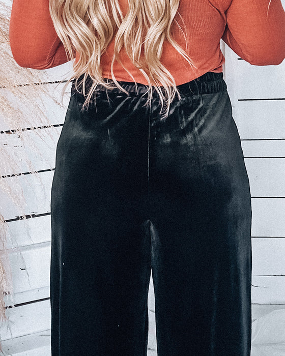 Memphis Velvet Pants [black]