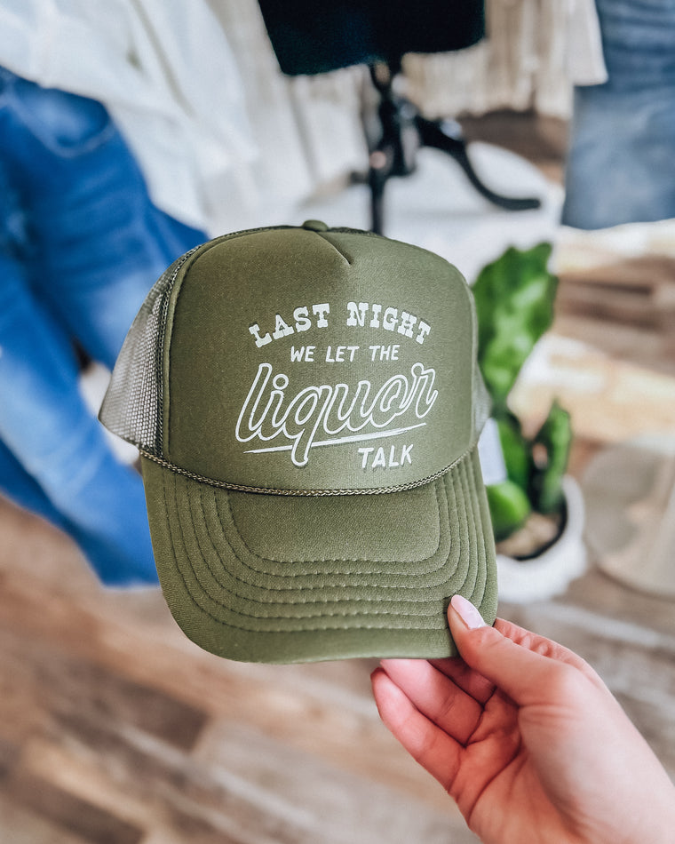 Last Night - Trucker Hat [olive/light olive]