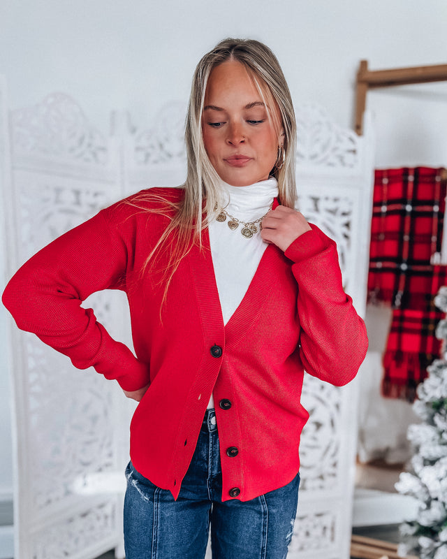 Charlotte Cardigan [ruby red]