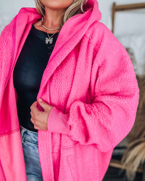 Neon Dreams Cardigan [hot pink]