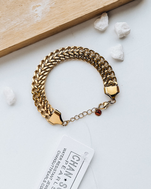 Maya Bracelet [18k Gold Plated Stainless Steel]