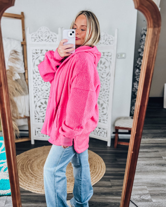 Neon Dreams Cardigan [hot pink]