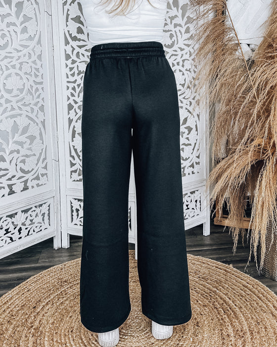 Lush Wide Let Pants [black]