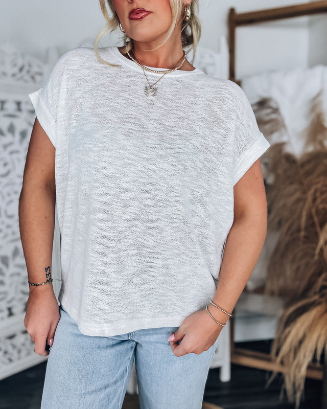 Nicole Lightweight Top [ivory]