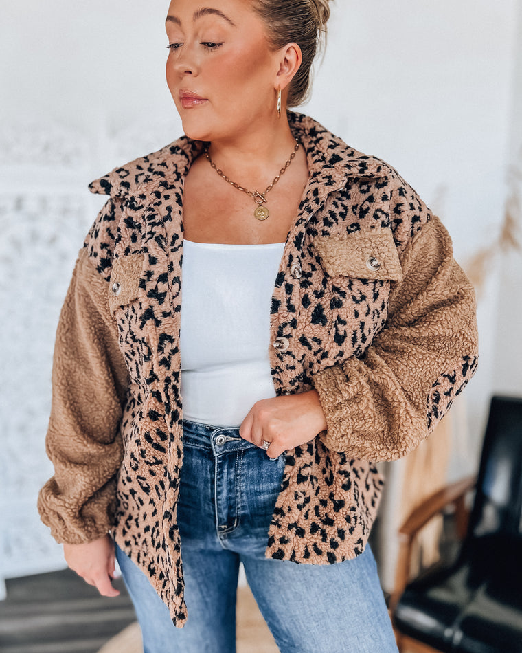 Leona Leopard Jacket [caramel/black]