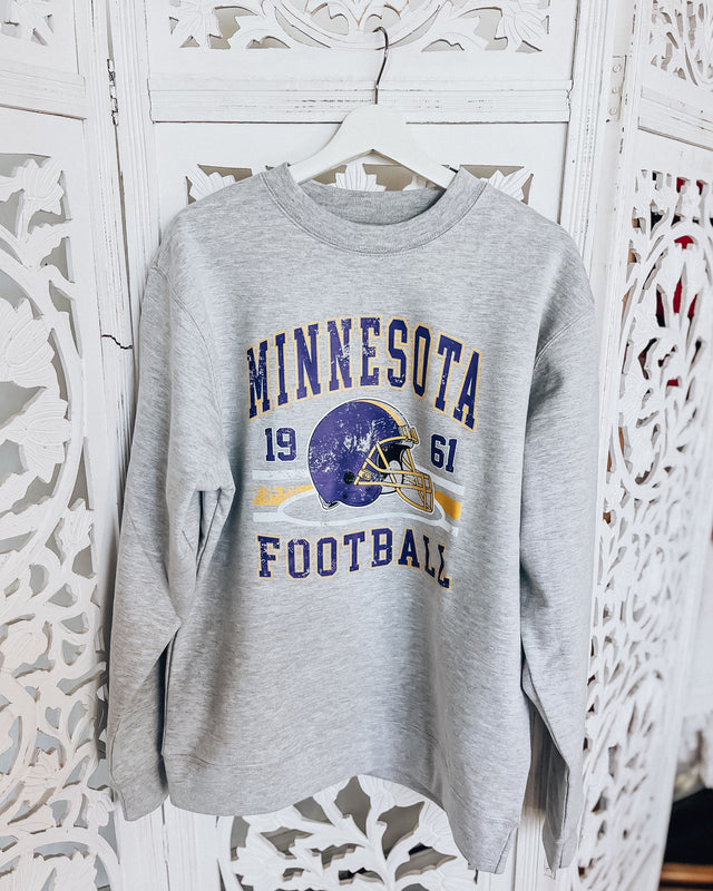 minnesota football crewneck sweatshirt [grey]