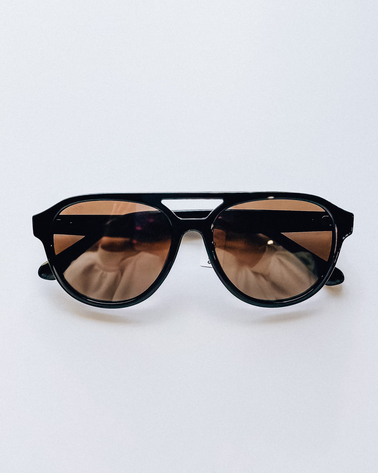 Sterling Sunglasses [black/brown]