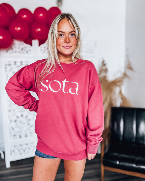 Sota Classico Unisex Crew [vintage red]