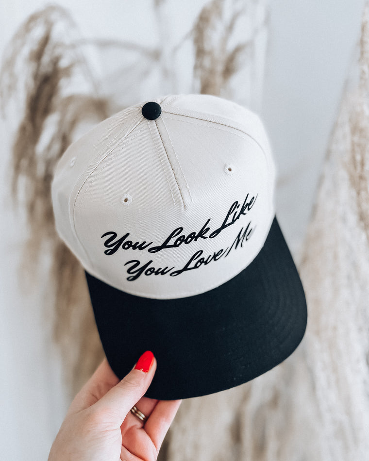 Like You Love Me - Canvas Hat [black/cream]