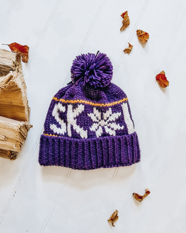 SKOL beanie [purple/yellow]