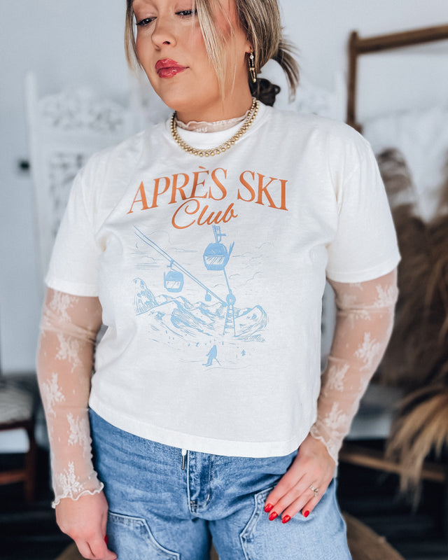 Apres Ski Boxy Tee [cream]