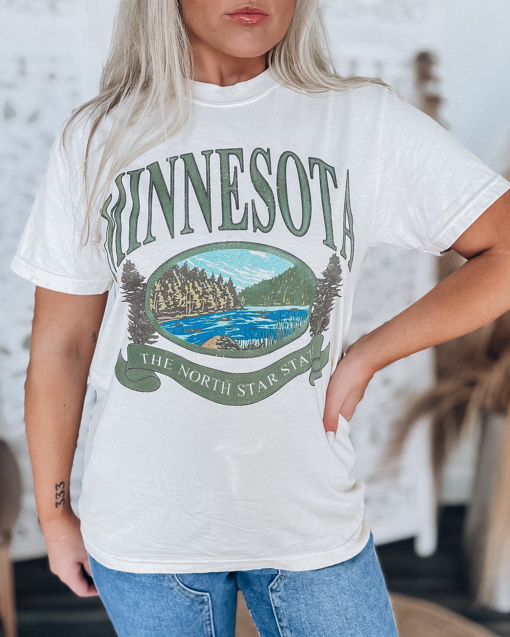 Classic Minnesota Tee [ivory]