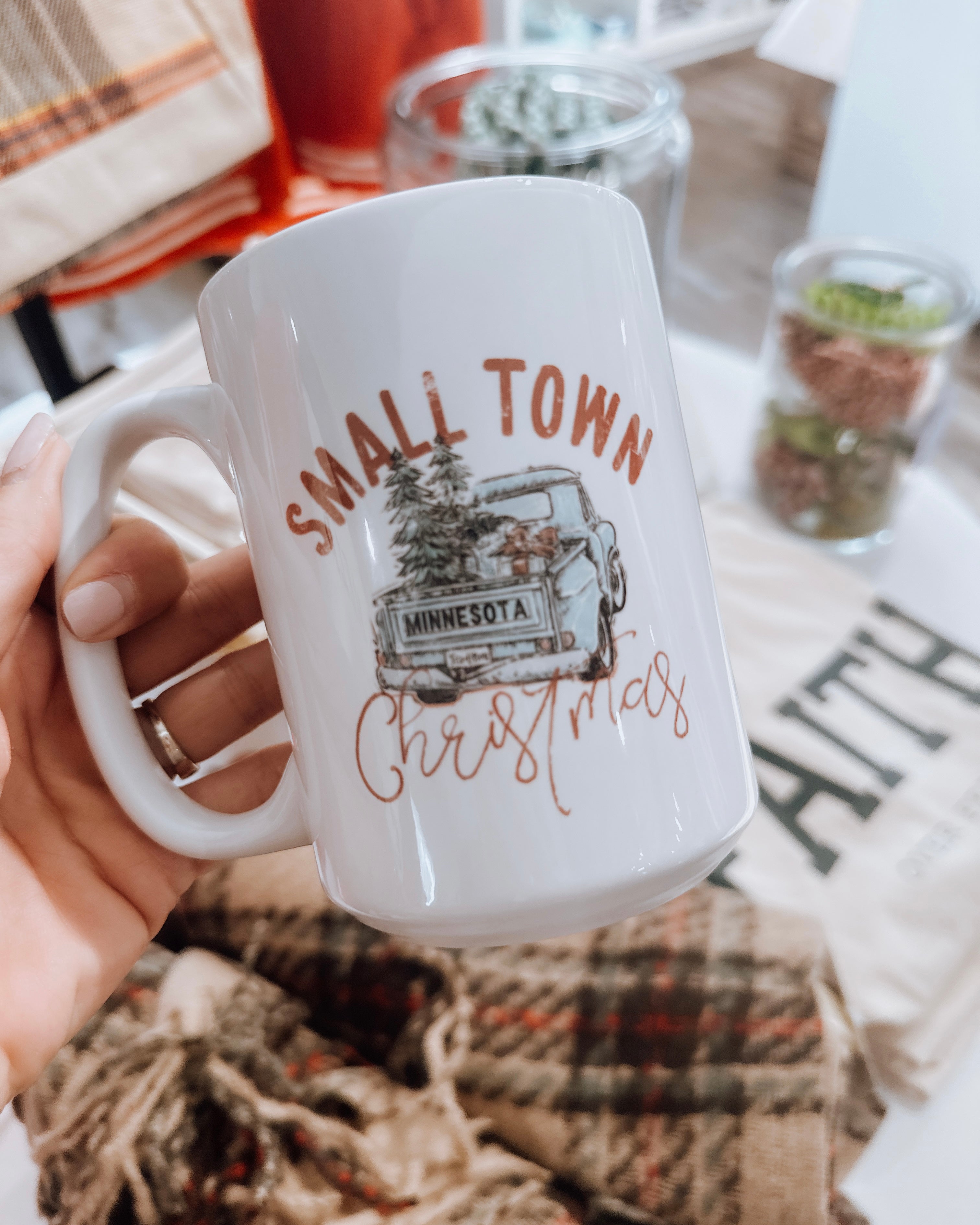 Small Town Christmas [mn] mug