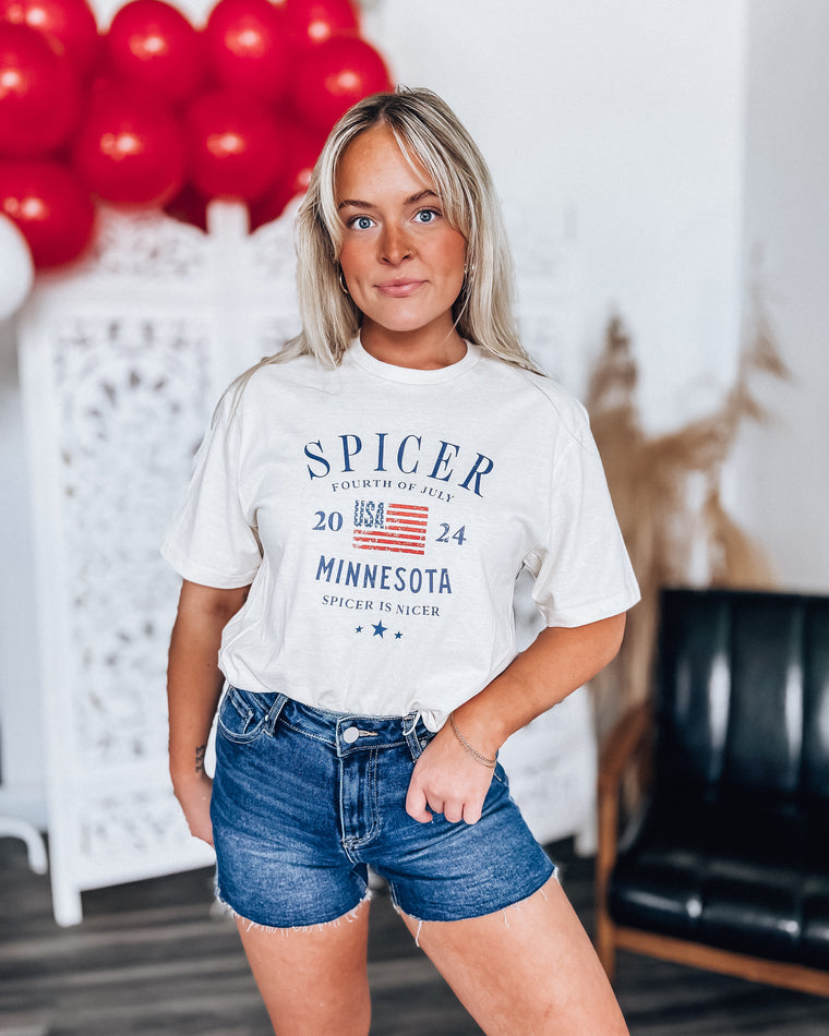 SPICER Fourth of July 2024 Tee [natural]