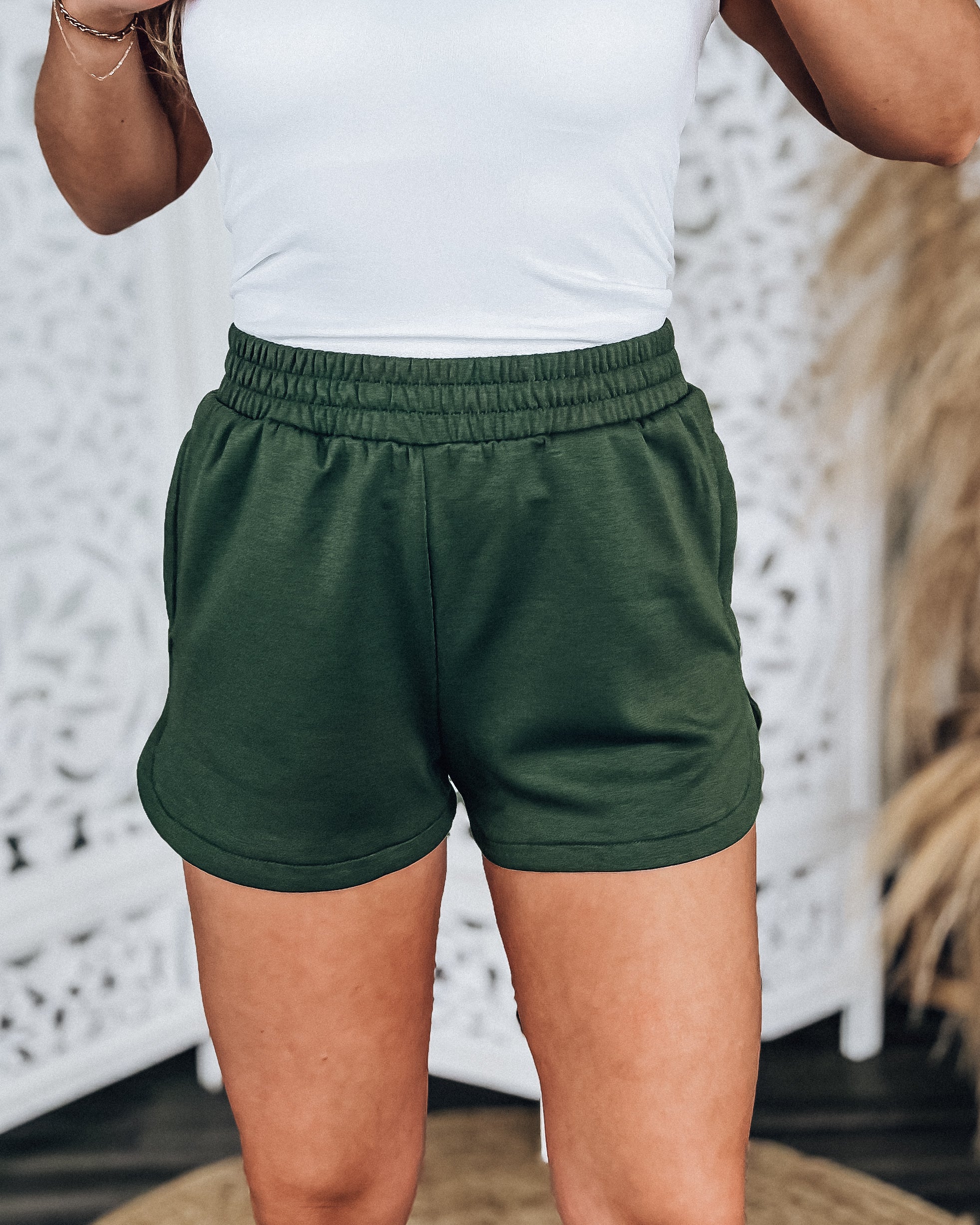 Lush Shorty Shorts [dark olive]