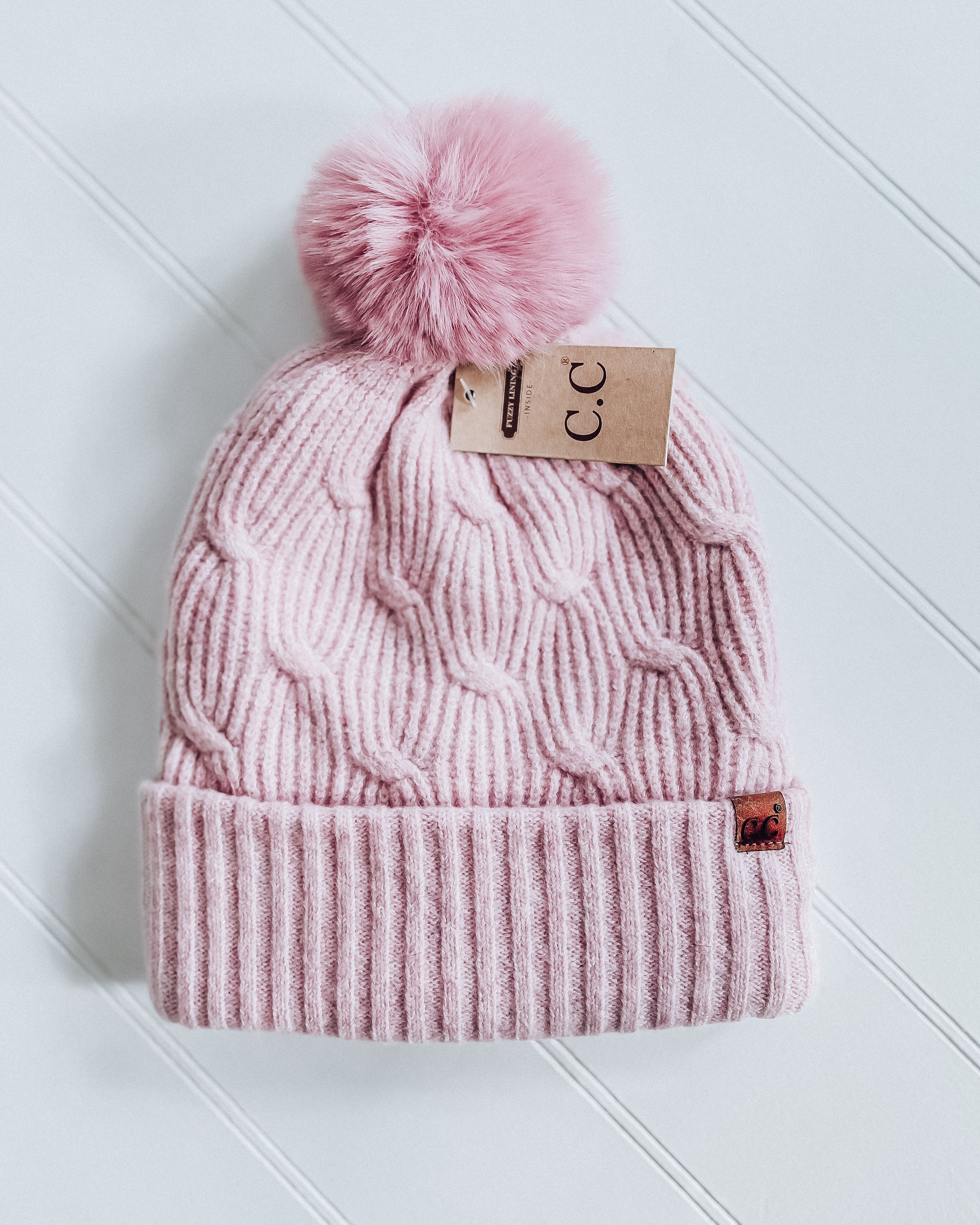 Chain Link Beanie [light pink]