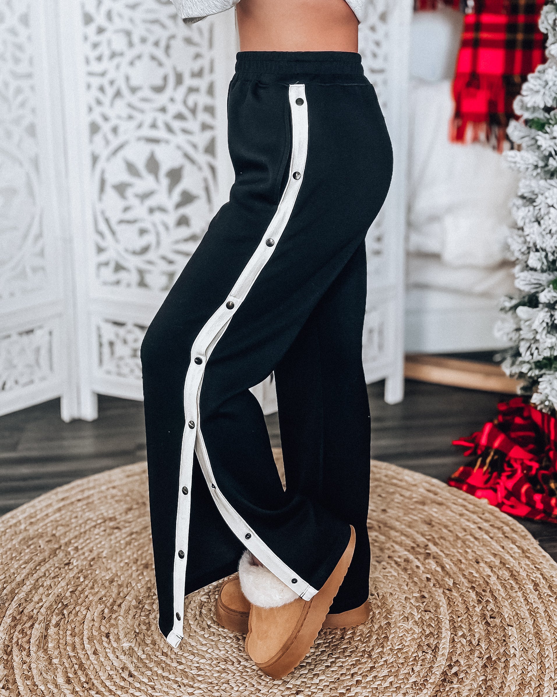 Bella sporty pants [blk/natrual]