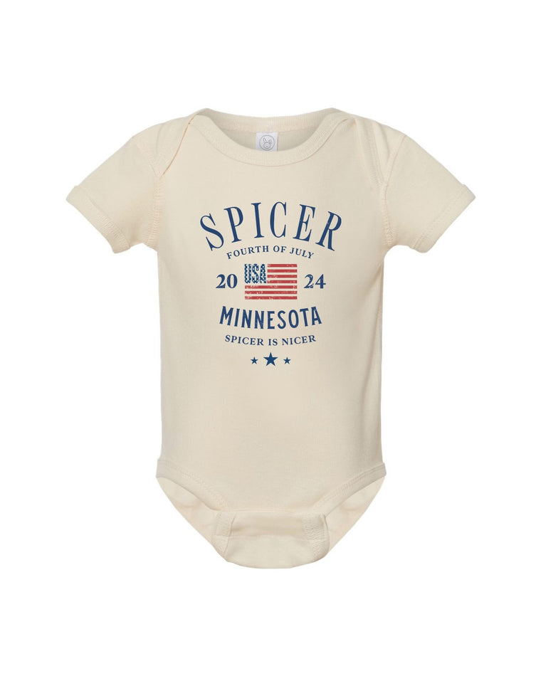 ONESIE SPICER Fourth of July 2024  [natural]